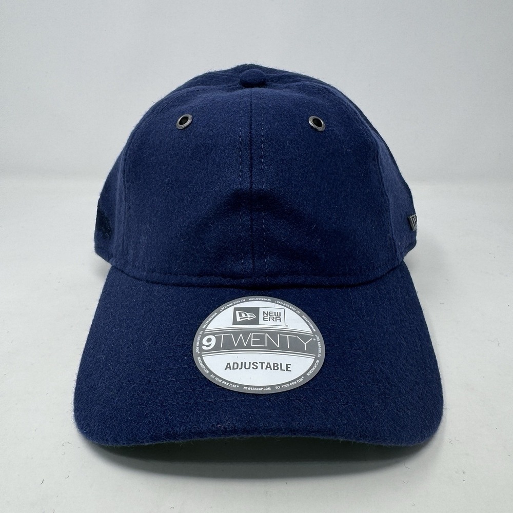 NWT Denver Broncos NFL Melton‎ New Era 9Twenty Solid Blue Wool Blend Hat Cap